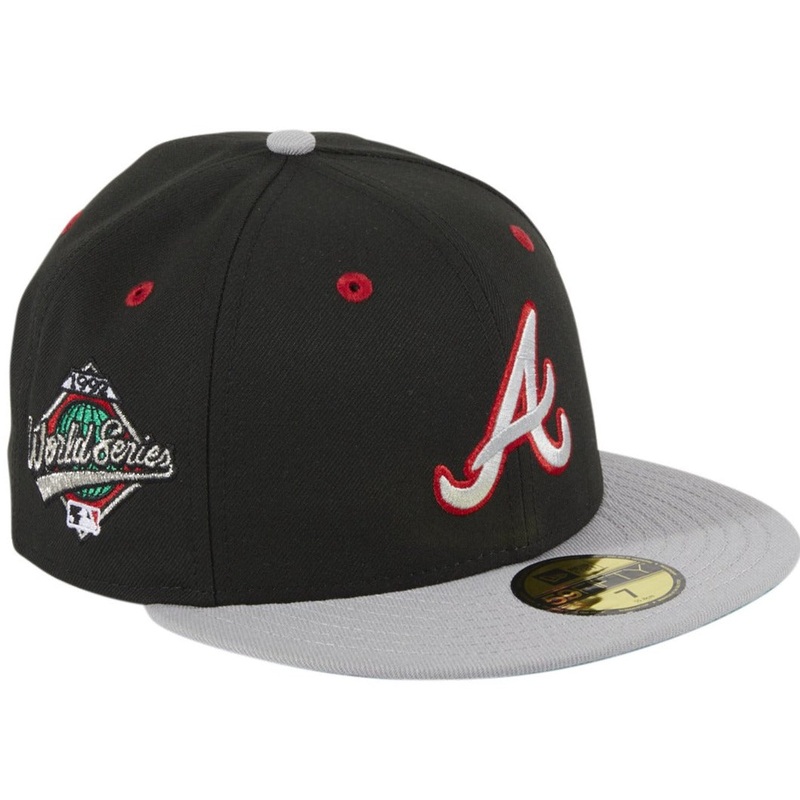 New Era Atlanta Braves Cool Fall Fashion 1992 World Series 59FIFTY Fitted Hat
