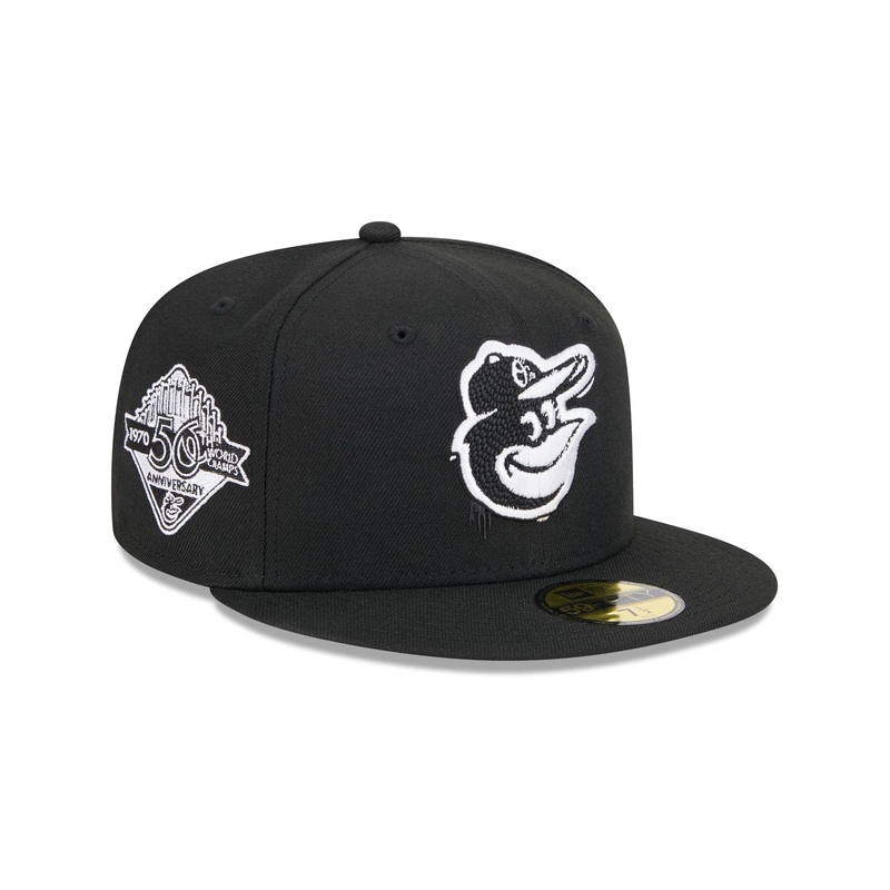 Baltimore Orioles Hi Vis Doodle 59FIFTY Fitted Hat