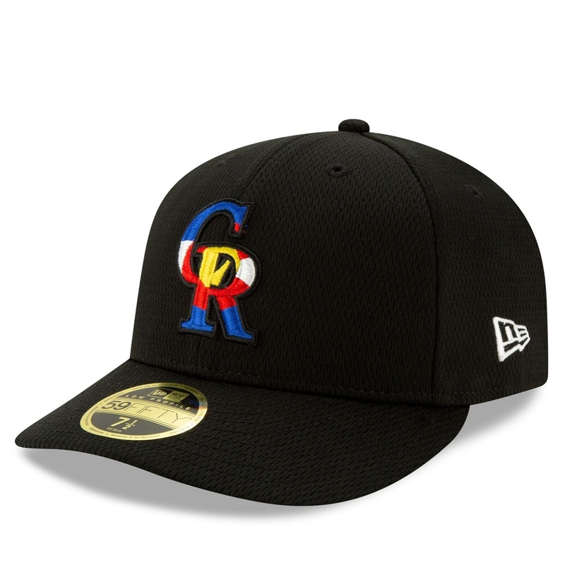 New Era Black Colorado Rockies 2021 Batting Practice Low Profile 59FIFTY Fitted Hat