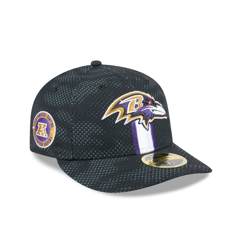 Baltimore Ravens 2024 Sideline Low Profile 59FIFTY Fitted Hat