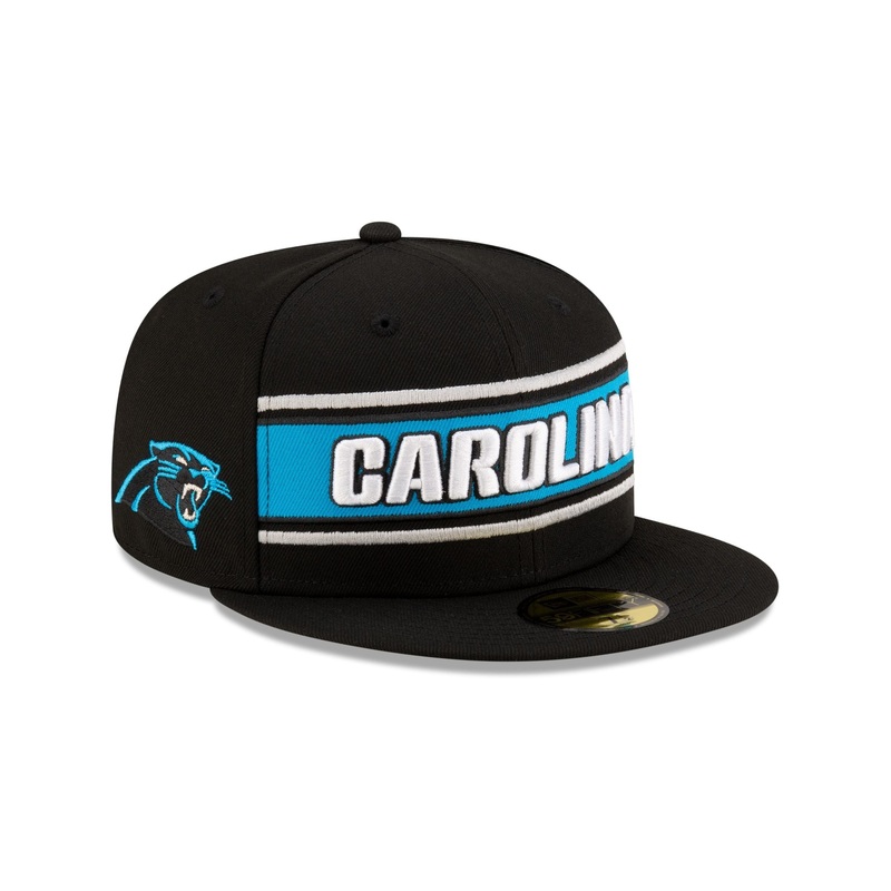 Carolina Panthers 2024 Sideline Black 59FIFTY Fitted Hat