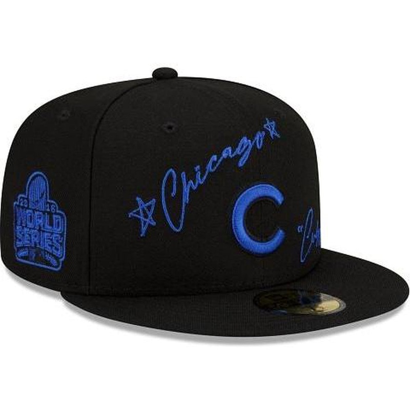 New Era Chicago Cubs Cursive 59fifty Fitted Hat