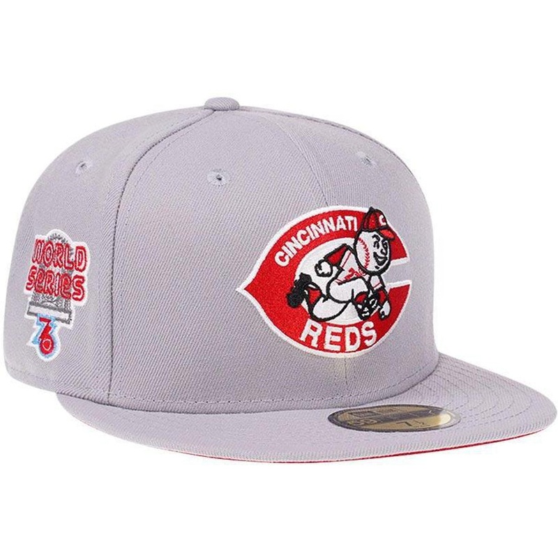 New Era Cincinnati Reds World Series 1976 Fresh Grey Edition 59Fifty Fitted Cap