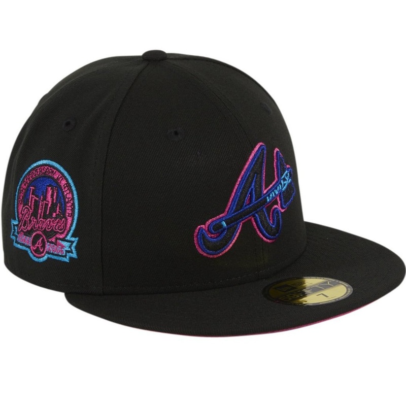 New Era Atlanta Braves Cyberpunks 40th Anniversary 59FIFTY Fitted Hat