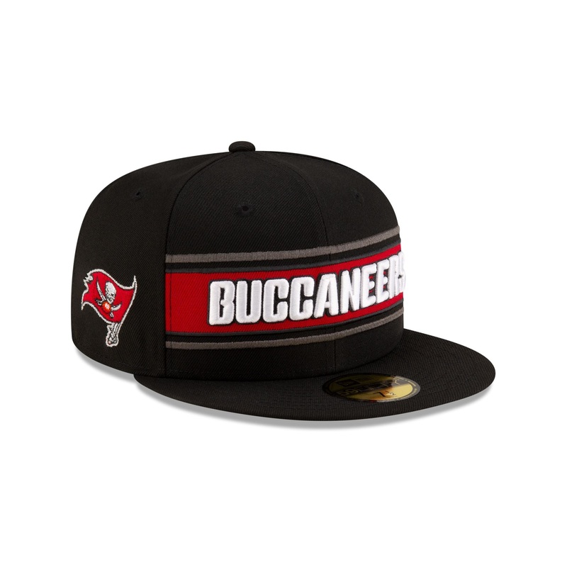 Tampa Bay Buccaneers 2024 Sideline Black 59FIFTY Fitted Hat