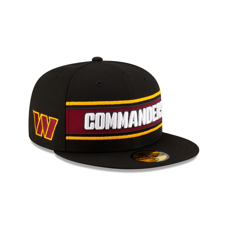 Washington Commanders 2024 Sideline Black 59FIFTY Fitted Hat