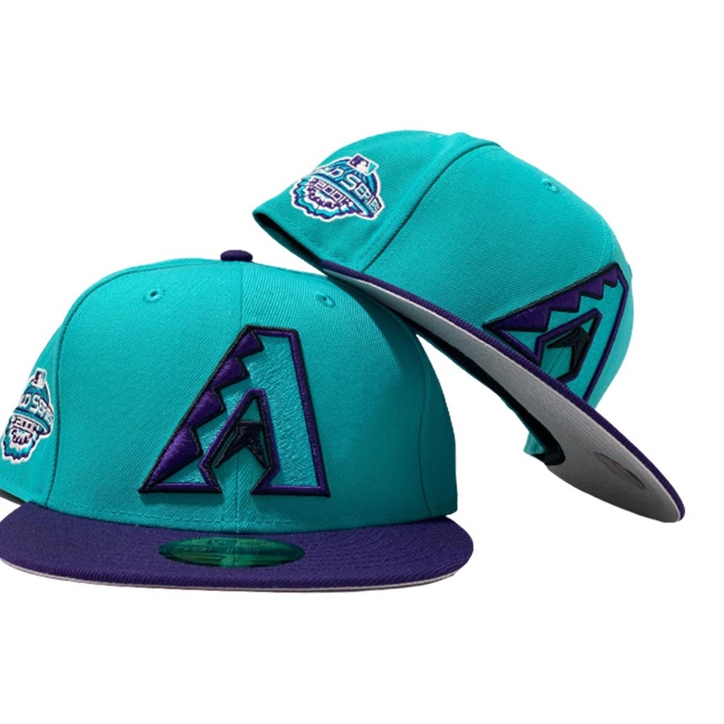 New Era Arizona Diamondbacks Teal/Purple 2001 World Series 59FIFTY Fitted Hat