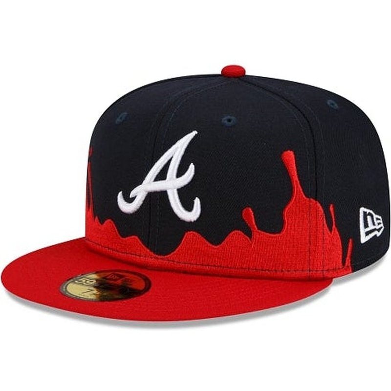 New Era Atlanta Braves Drip Front 59fifty Fitted Hat