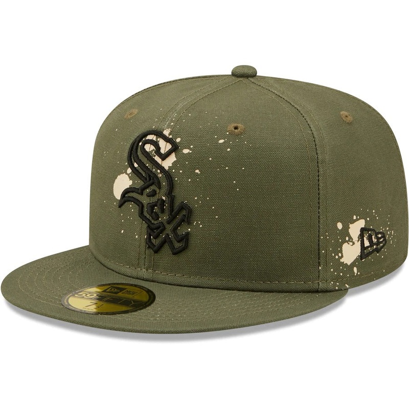 New Era Chicago White Sox Olive Splatter 59FIFTY Fitted Hat