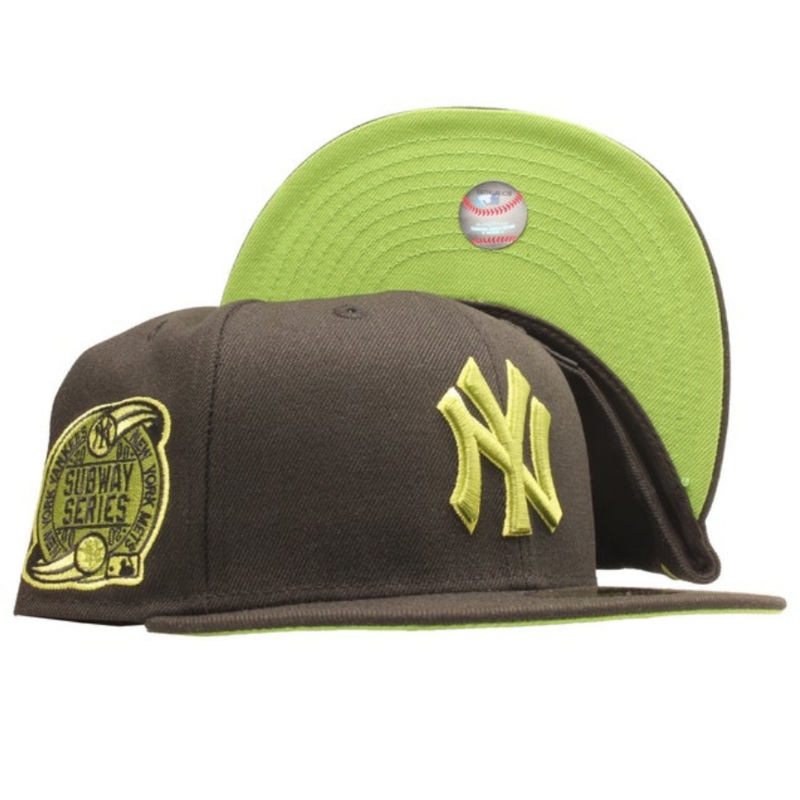 New Era x NYCMode New York Yankees Black/Apple Green 2000 Subway Series 59FIFTY Fitted Hat