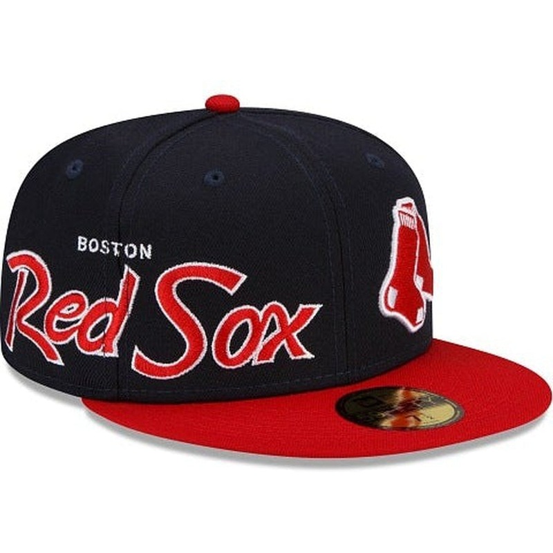 New Era Boston Red Sox Double Logo 2022 59FIFTY Fitted Hat