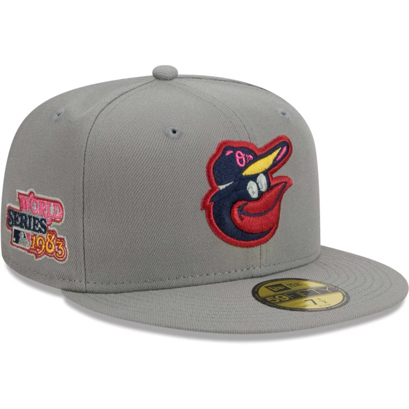 New Era Baltimore Orioles Gray Color Pack 2023 59FIFTY Fitted Hat