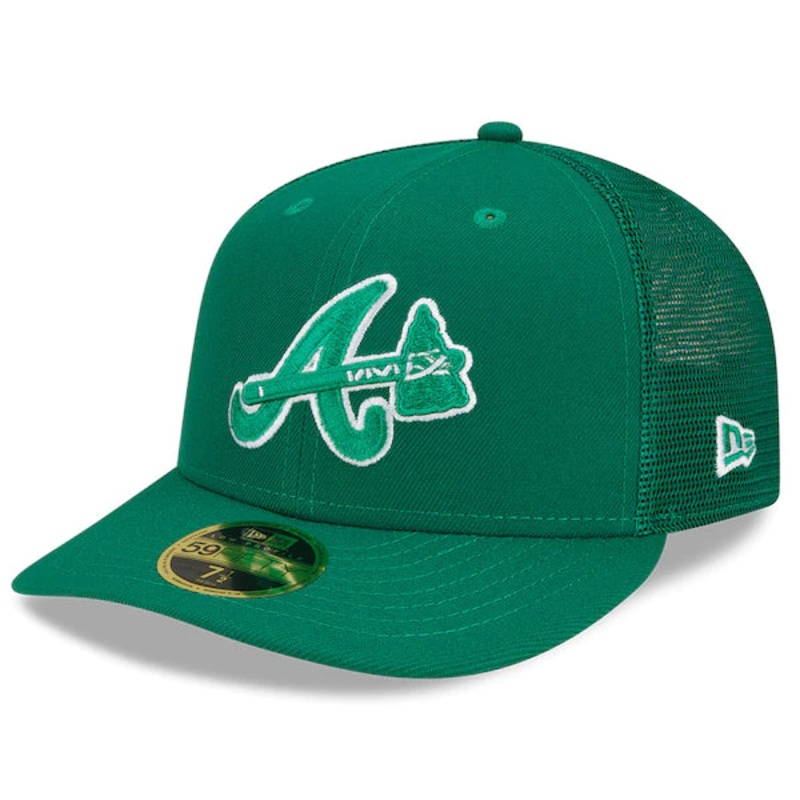 New Era Atlanta Braves 2022 St. Patrick’s Day On-Field Low Profile 59FIFTY Fitted Hat