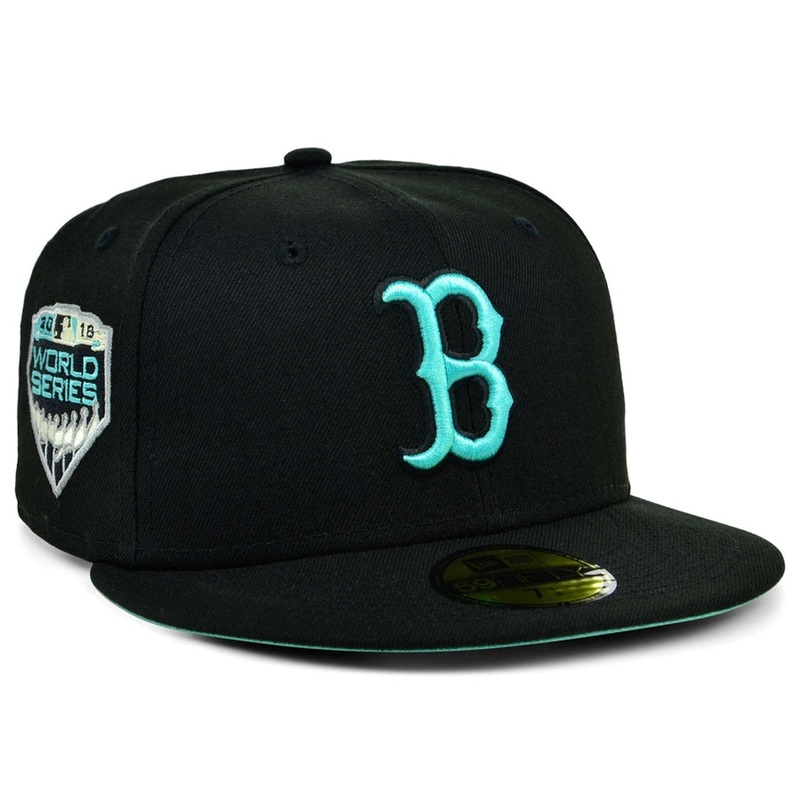 New Era x Lids HD Boston Red Sox Black/Mint 2022 59FIFTY Fitted Cap