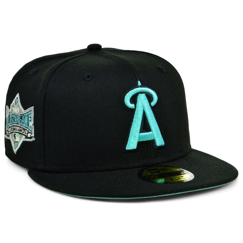 New Era x Lids HD California Angels Black/Mint 2022 59FIFTY Fitted Cap