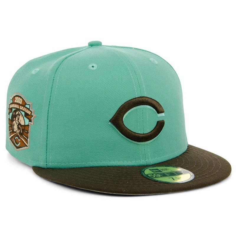New Era x Lids HD  Cincinnati Reds Ice Cream Chocolate Mint 2022 59FIFTY Fitted Cap