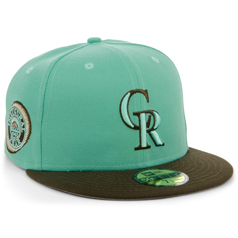 New Era x Lids HD  Colorado Rockies Ice Cream Chocolate Mint 2022 59FIFTY Fitted Cap