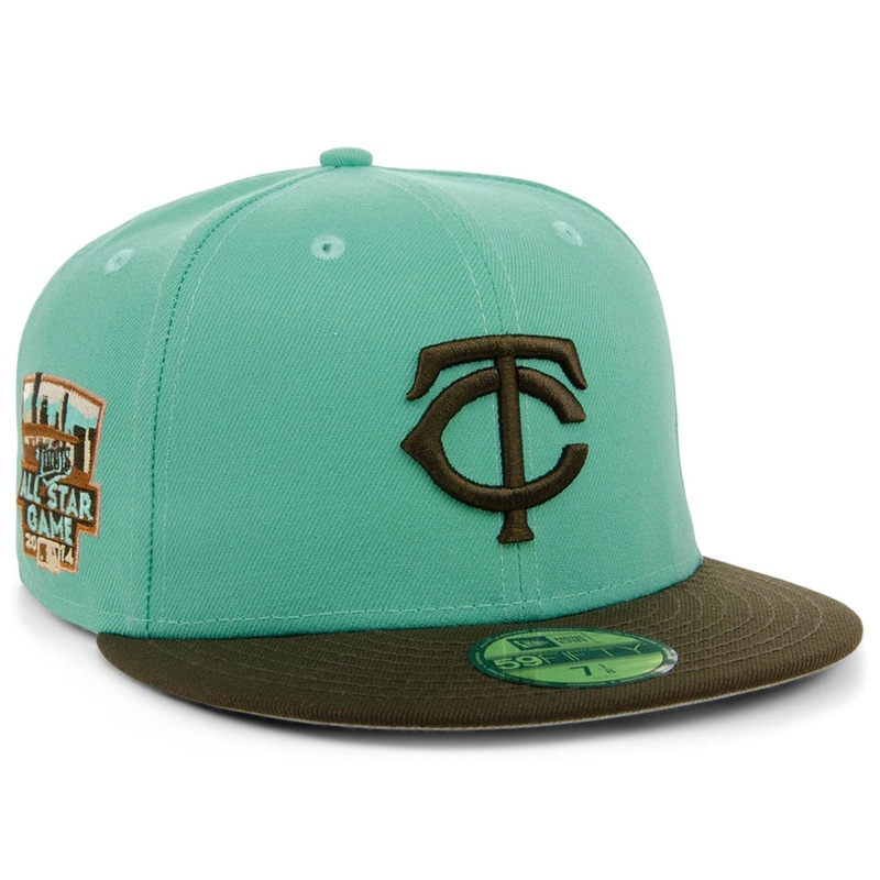 New Era x Lids HD  Minnesota Twins Ice Cream Chocolate Mint 2022 59FIFTY Fitted Cap