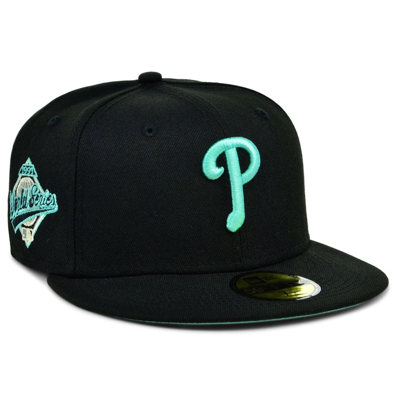 New Era x Lids HD Philadelphia Phillies Black/Mint 2022 59FIFTY Fitted Cap