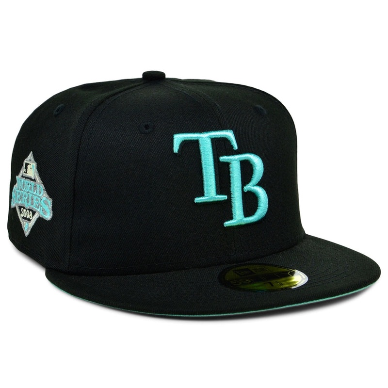 New Era x Lids HD Tampa Bay Rays Black/Mint 2022 59FIFTY Fitted Cap