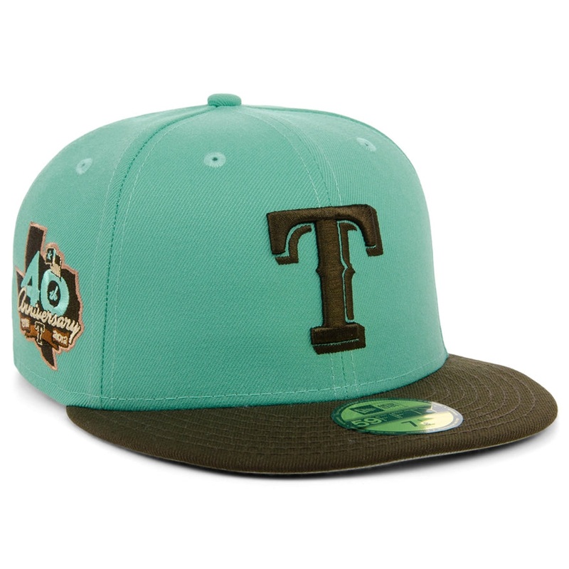 New Era x Lids HD  Texas Rangers Ice Cream Chocolate Mint 59FIFTY Fitted Cap