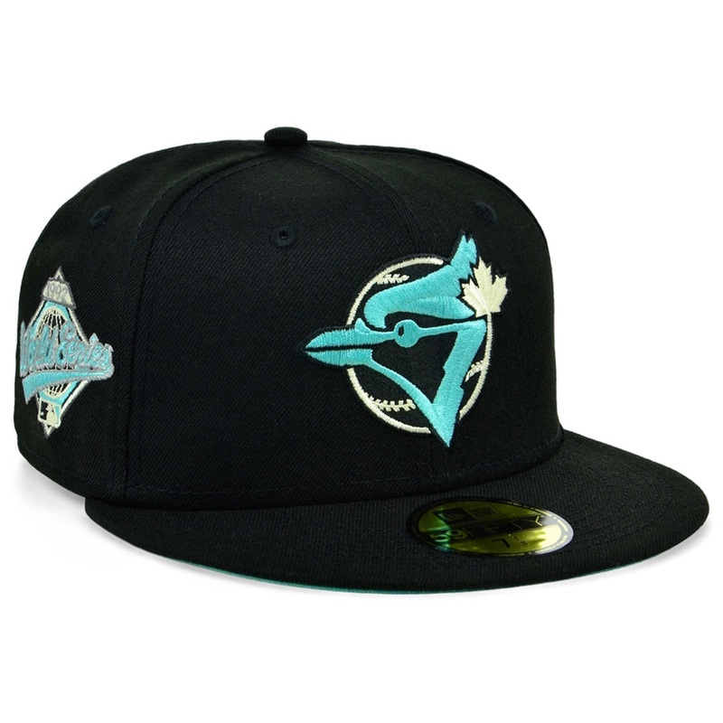 New Era x Lids HD Toronto Blue Jays Black/Mint 2022 59FIFTY Fitted Cap