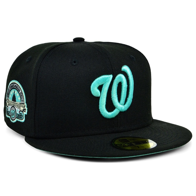 New Era x Lids HD Washington Nationals Black/Mint 2022 59FIFTY Fitted Cap