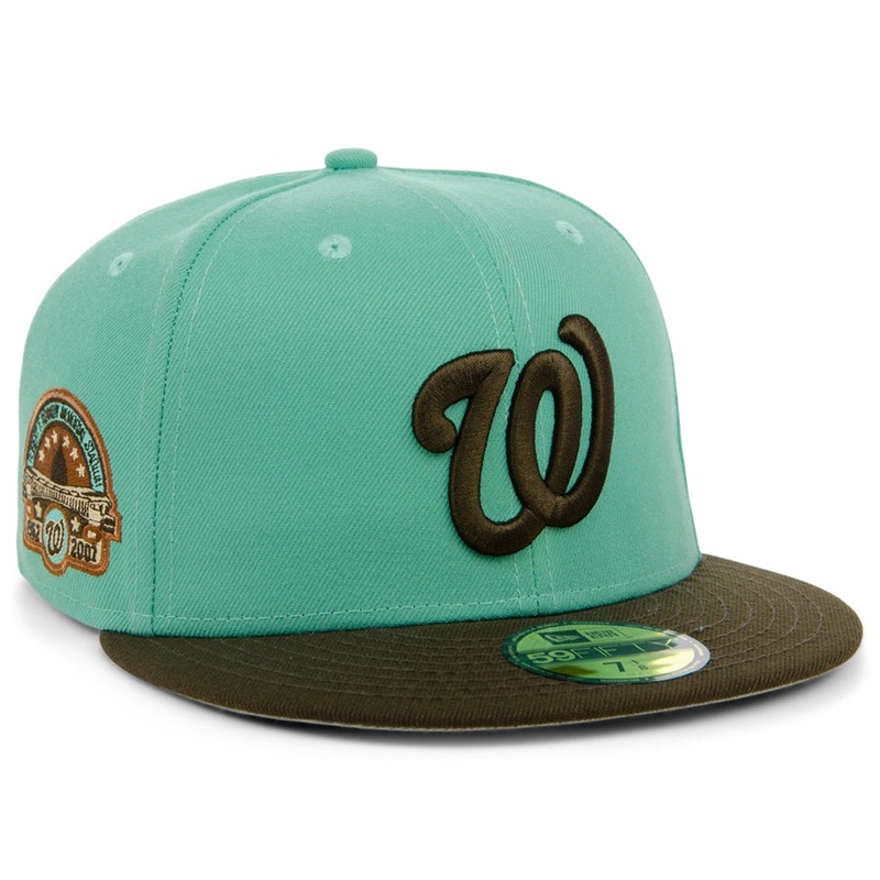 New Era x Lids HD  Washington Nationals Ice Cream Chocolate Mint 59FIFTY Fitted Cap