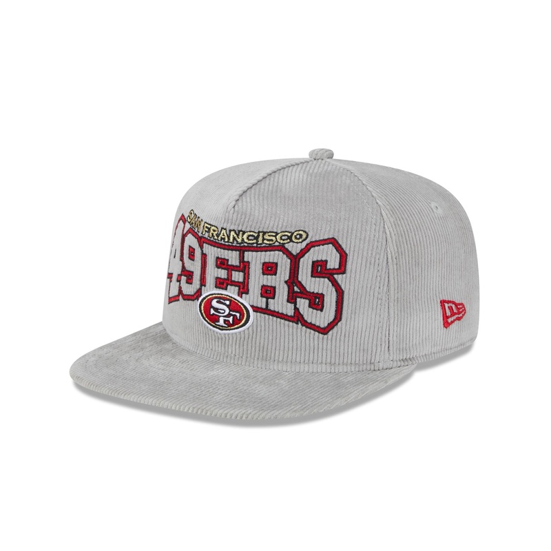 San Francisco 49ers Gray Cord Golfer Hat