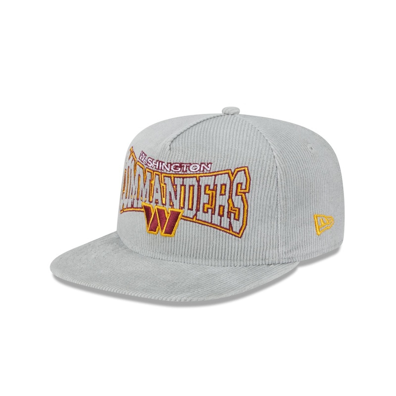 Washington Commanders Gray Cord Golfer Hat
