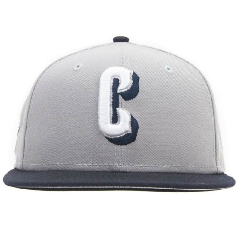 New Era Cincinnati Reds “C” Font Dark Grey/Navy 59FIFTY Fitted Hat