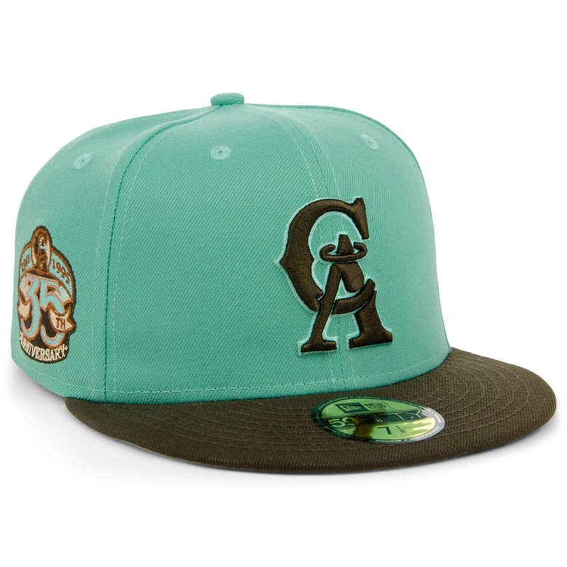 New Era x Lids HD  California Angels Ice Cream Chocolate Mint 2022 59FIFTY Fitted Cap