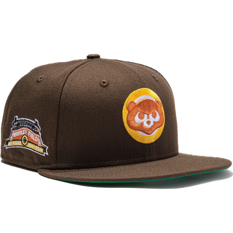 New Era Chicago Cubs Brown Aux Pack Wrigley Field 59FIFTY Fitted Hat