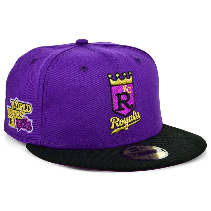 New Era x Lids HD  Kansas City Royals Crown Royal 2022 59FIFTY Fitted Hat