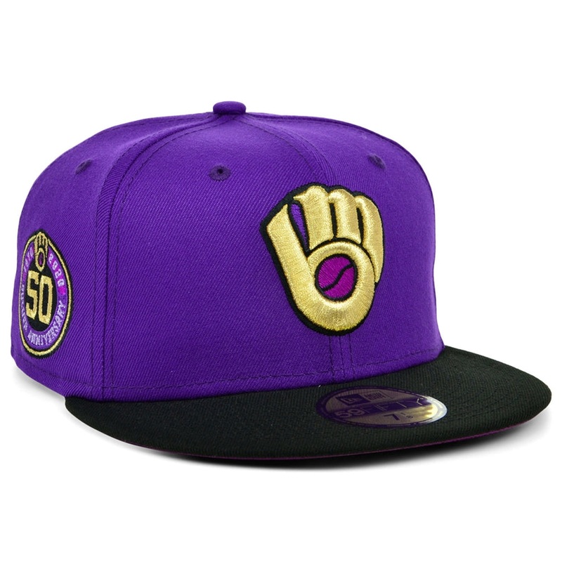 New Era x Lids HD  Milwaukee Brewers Crown Royal 2022 59FIFTY Fitted Hat