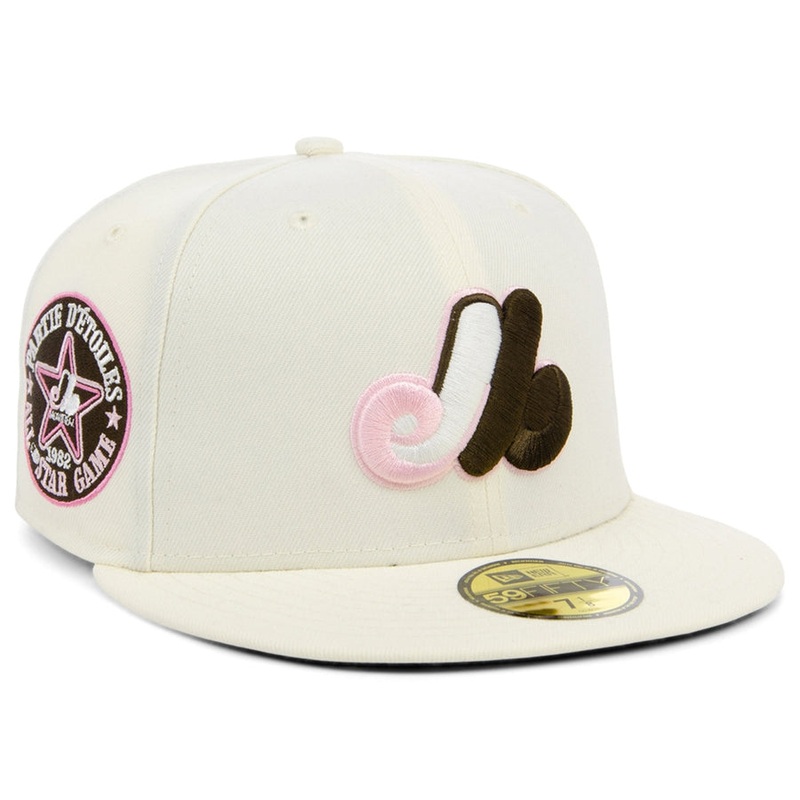 New Era x Lids HD  Montreal Expos Ice Cream Neapolitan 2022 59FIFTY Fitted Cap