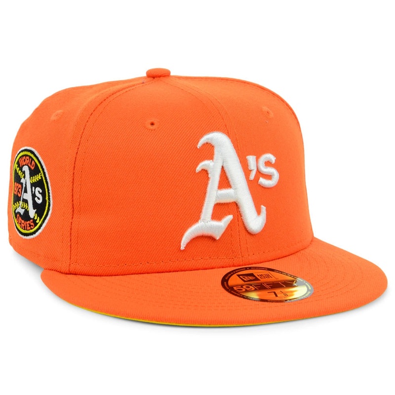 New Era x Lids HD  Oakland Athletics 2022 Candy Corn 59FIFTY Fitted Cap
