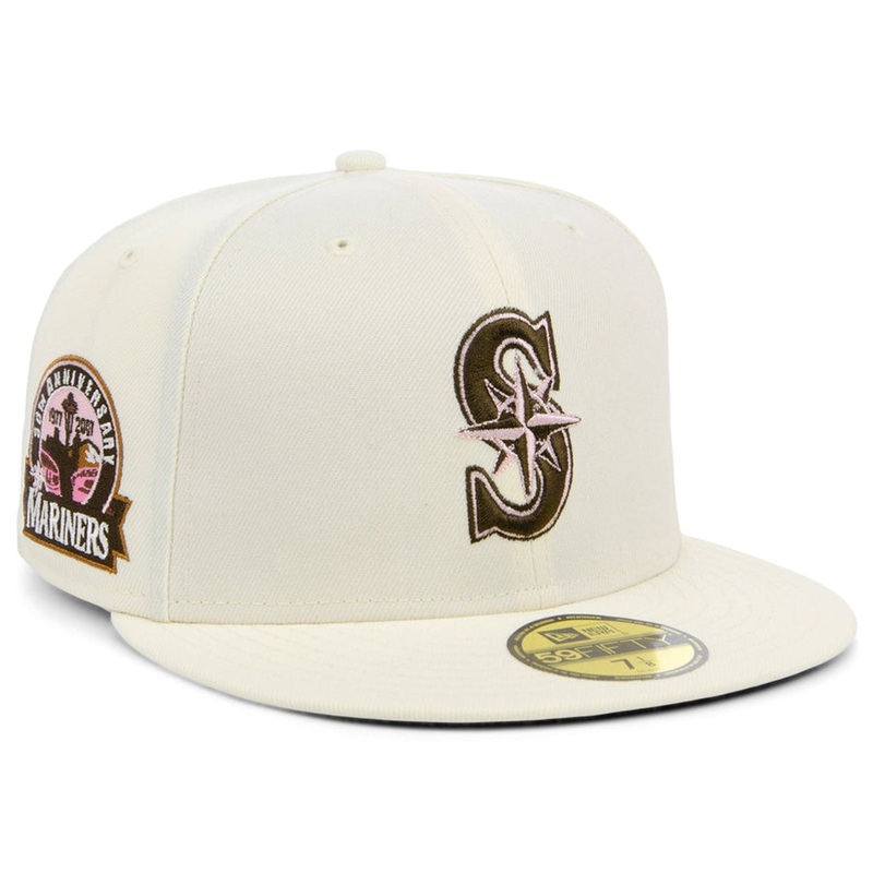 New Era x Lids HD  Seattle Mariners Ice Cream Neapolitan 2022 59FIFTY Fitted Cap