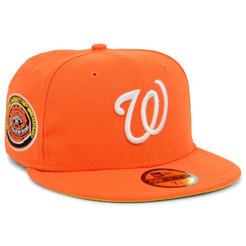 New Era x Lids HD  Washington Senators 2022 Candy Corn 59FIFTY Fitted Cap
