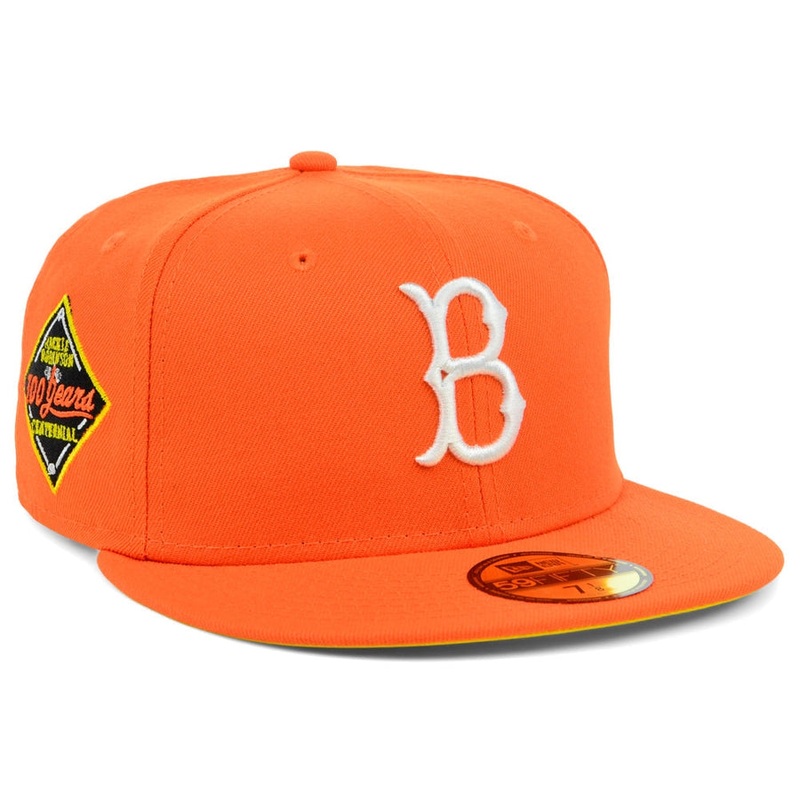 New Era x Lids HD  Brooklyn Dodgers 2022 Candy Corn 59FIFTY Fitted Cap