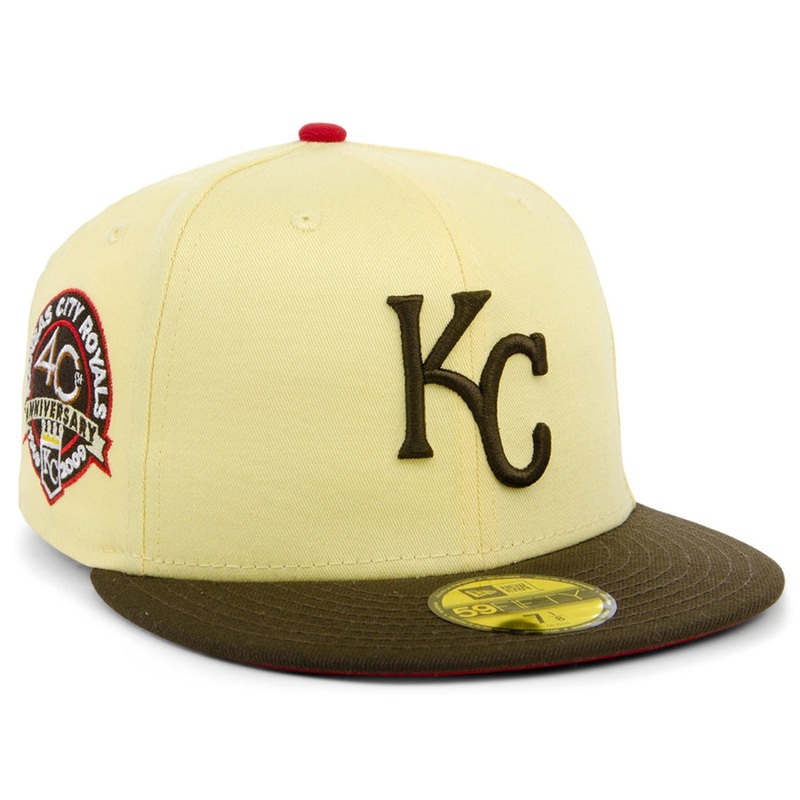 New Era x Lids HD  Kansas City Royals Ice Cream Banana Split 2022 59FIFTY Fitted Cap