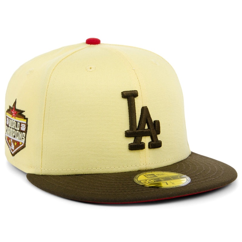 New Era x Lids HD  Los Angeles Dodgers Ice Cream Banana Split 2022 59FIFTY Fitted Cap