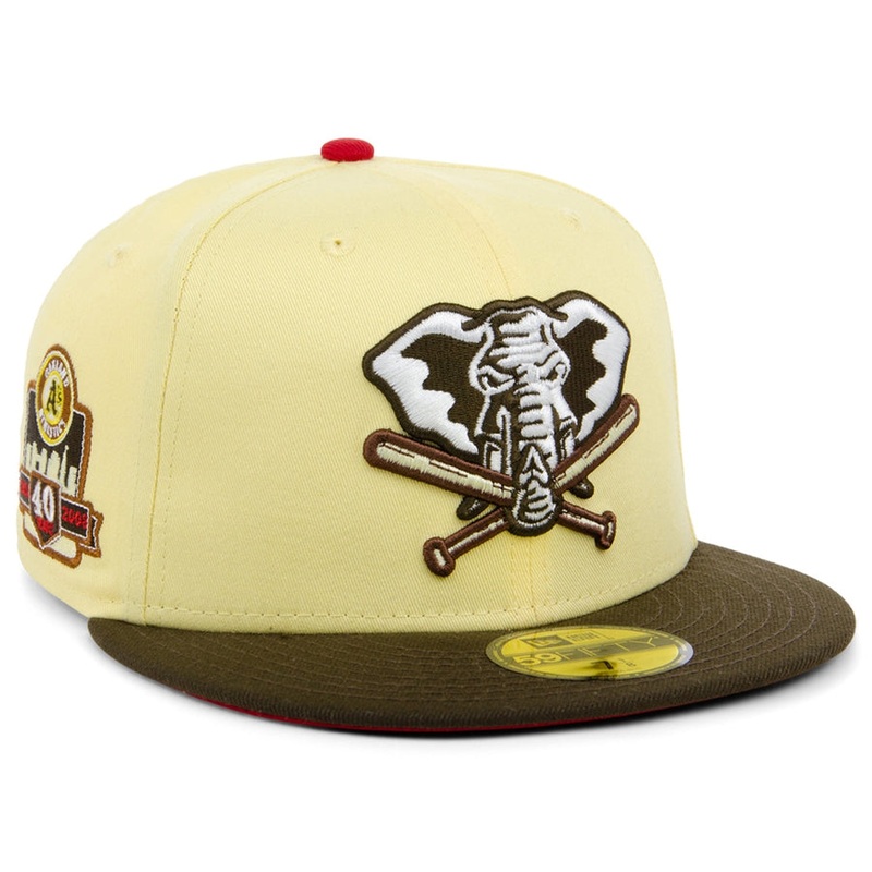 New Era x Lids HD  Oakland Athletics Ice Cream Banana Split 2022 59FIFTY Fitted Cap