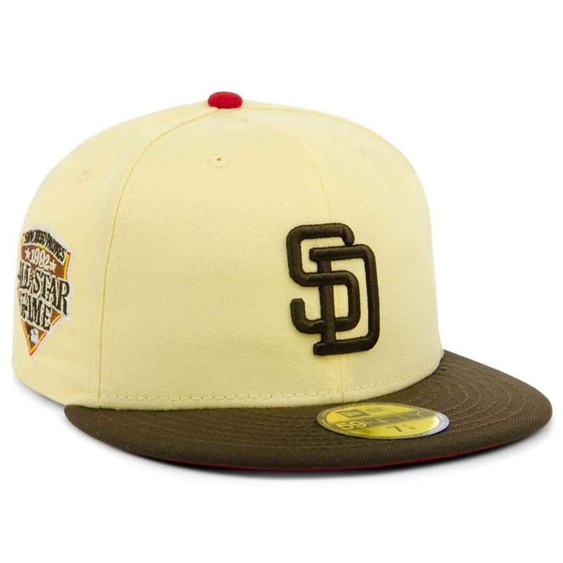 New Era x Lids HD  San Diego Padres Ice Cream Banana Split 2022 59FIFTY Fitted Cap