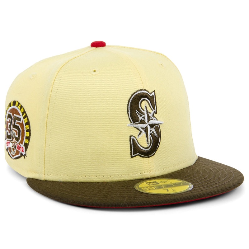 New Era x Lids HD  Seattle Mariners Ice Cream Banana Split 2022 59FIFTY Fitted Cap