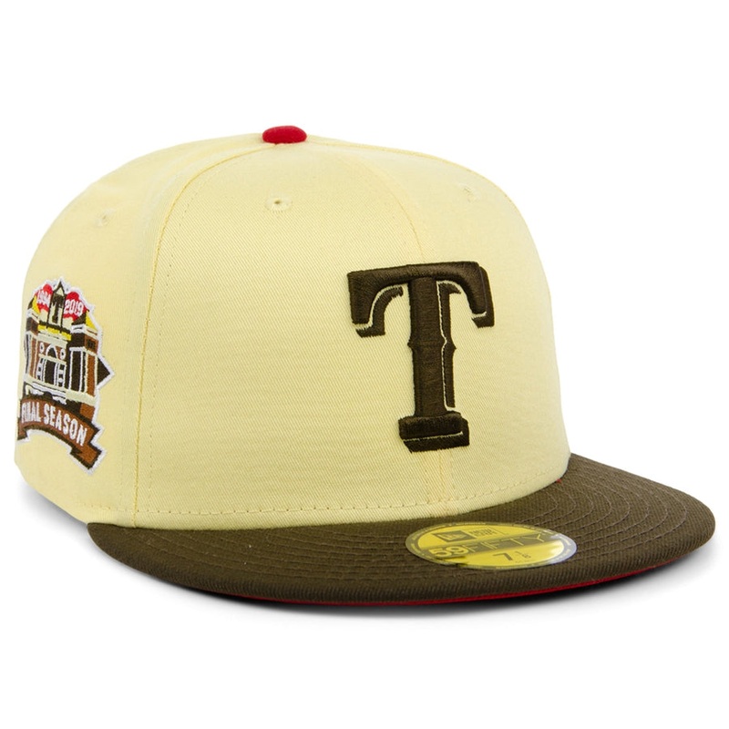 New Era x Lids HD  Texas Rangers Ice Cream Banana Split 2022 59FIFTY Fitted Cap