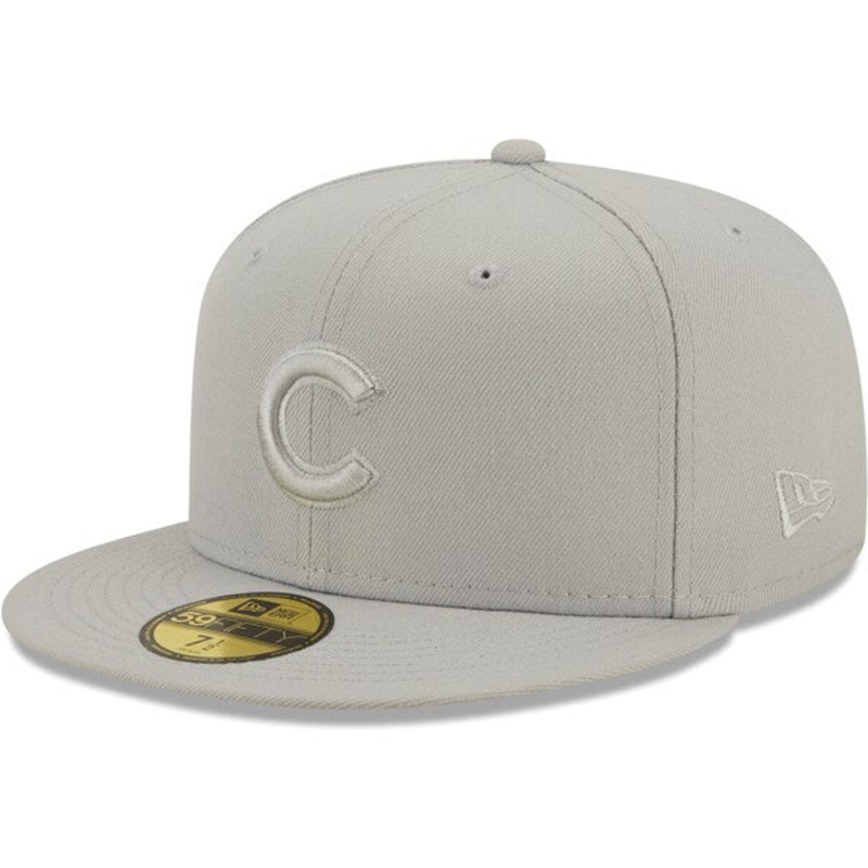 New Era Chicago Cubs Icon Color Pack 59FIFTY Fitted Hat – Gray