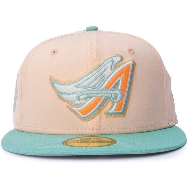 New Era Anaheim Angels Peach/Mint 40 Seasons 2023 59FIFTY Fitted Hat