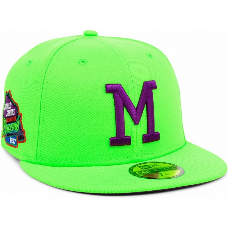 New Era x Lids HD  Milwaukee Braves Laser 2022 59FIFTY Fitted Cap
