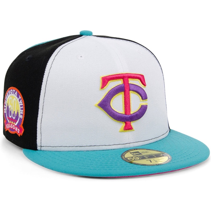 New Era x Lids HD  Minnesota Twins Sugar Skull Pinwheel 2022 59FIFTY Fitted Cap